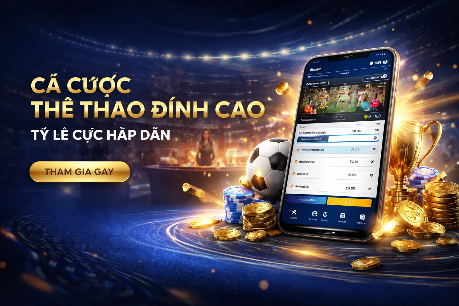 Sảnh Baccarat sang trọng tại bj99 casino